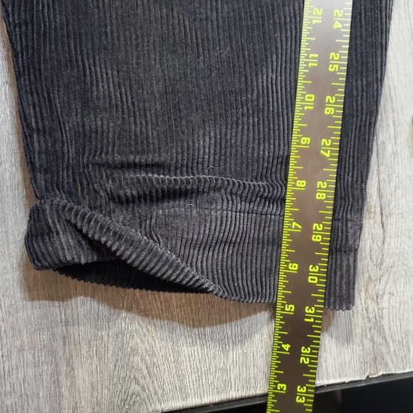 Baracuta Corduroy Pants Mens 34x30 Black Baggy Pleated Cuffed Wide Wale Heritage - Picture 16 of 16